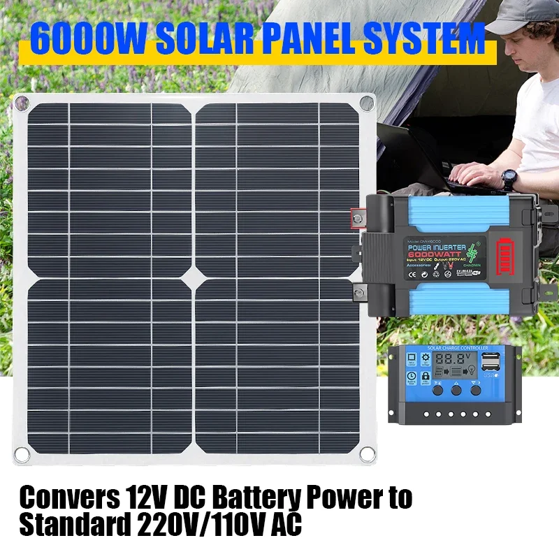 Solar Panel 200W - Kit solaire 6000W équipé de panneaux