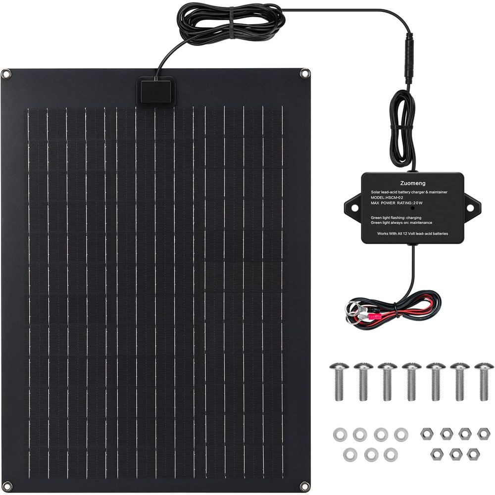 Solar Panel - Chargeur de batterie solaire, kit panneau