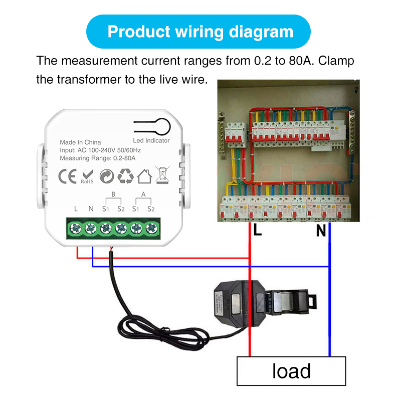 Tuya – compteur d'énergie Inte - Energy Monitor Meter avis et prix