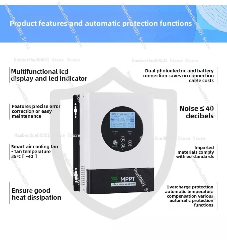Contrôleur solaire MPPT 50A 60 - Charge Controller Solar avis et prix