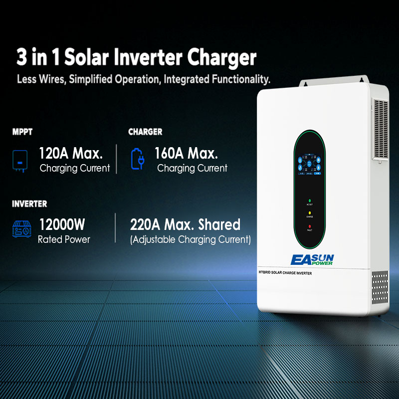 EASUN US 12KW 12000W Onduleur  - Charge Controller Solar avis et prix