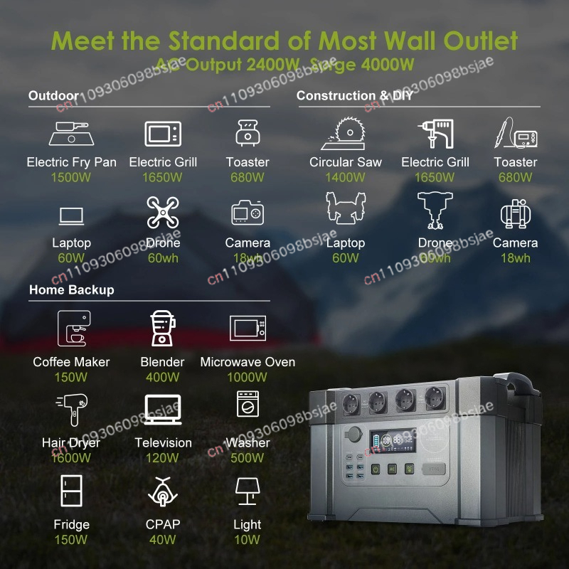 Station d'alimentation portabl - Outdoor Power Station avis et prix